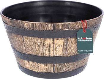 Donica fi 39 cm doniczka balia beczka cebrzyk na kwiaty