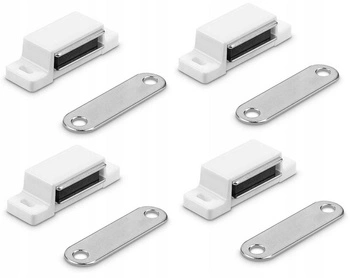 Zatrzask meblowy zamek magnetyczny mebli szafek - 4 szt.