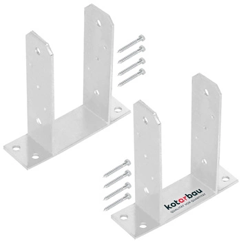 Podstawa słupa tt przykręcana 100 mm zestaw 2 szt.