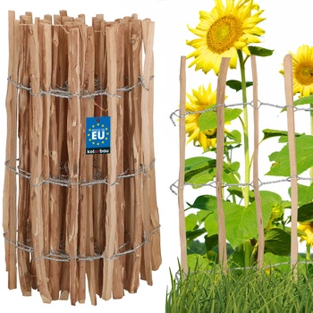 Płotek leszczynowy ogrodzenie obrzeże palisada łupanka 70 cm