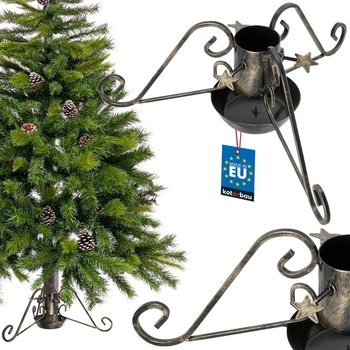 Stojak choinkowy stalowy 80mm zbiornik pod choinkę