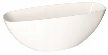 Doniczka donica osłonka na kwiaty 360x150 biała