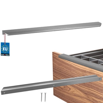 Uchwyt meblowy aluminium srebrny 416/436 mm