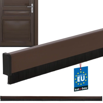 Listwa uszczelka pod drzwi automatyczna brązowa 27 mm 1 m