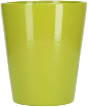 Doniczka osłonka ceramiczna na kwiaty 12 cm zielona