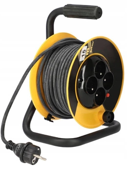 Zwijak przedłużacz bębnowy 3x1 budowlany z/u 15m