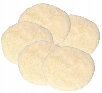 Futerko futro polerskie krążek na rzep 125mm - 5 szt.