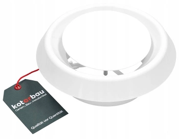 Anemostat wentylacyjny uniwersalny 125mm kołnierz