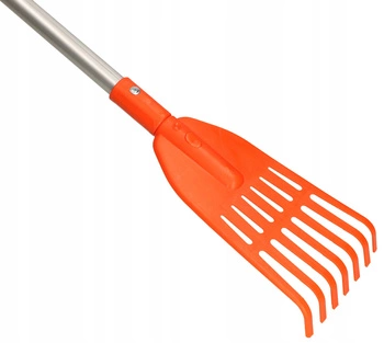 Grabie 7 zębów grabki liści ogrodnicze + trzon