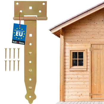 Zawias altanowy budowlany żółty 250 mm