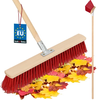 Zamiatacz ulicówka miotła szczotka zmiotka 55 cm z trzonem