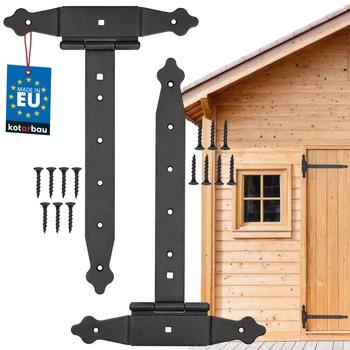 Zawias altanowy krzyżowy okiennic altan bram 300mm - 2 szt.