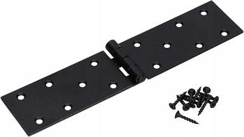 Zawias budowlany splatany skrzyniowy czarny 200x45 mm