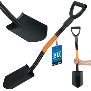 Saperka łopata wojskowa kempingowa mała stalowa do samochodu 83 cm