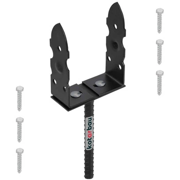 Podstawa słupa z prętem 120-200 u kotwa do muru wmurowania