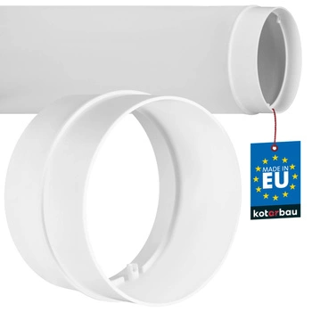 Łącznik kanałów wentylacyjnych okrągły 100 złączka