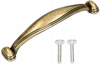 Uchwyt meblowy patyna retro szafek szuflad 96 mm