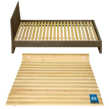 Stelaż do łóżka drewniany listwy materac 120x200 cm