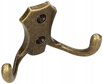 Wieszak ścienny ubraniowy pajączek patyna meblowy - Kolor patyna