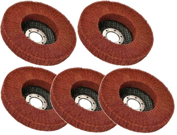 Ściernica czyszcząca włóknina miękka 125x22,5 mm - 5 szt.