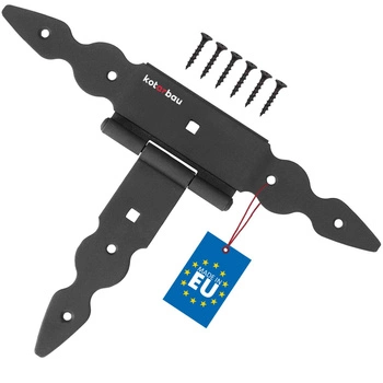Zawias krzyżowy t do okiennic altan furtek 150 mm