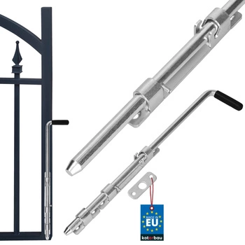 Rygiel wąski 420 zasuwa garażowa bramy drzwi ocynk