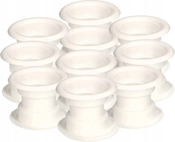 Tuleja do drzwi tulejka drzwiowa wentylacyjna - 10 szt. - Kolor biały