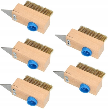 Szczotka druciana 100 mm skrobak bruku zestaw 5 szt.