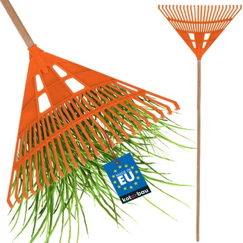 Grabie ogrodowe 610 mm grabki liści trawy + trzon