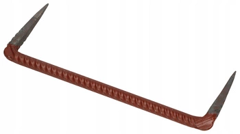 Klamra budowlana ciesielska 250 mm kotwa stalowa