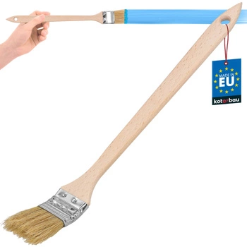 Pędzel wygięty płaski mały wąski do kaloryferów grzejników 50 mm