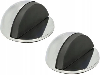 Odbojnik samoprzylepny odbój do drzwi stoper 45 mm - 2 szt. - Kolor chrom