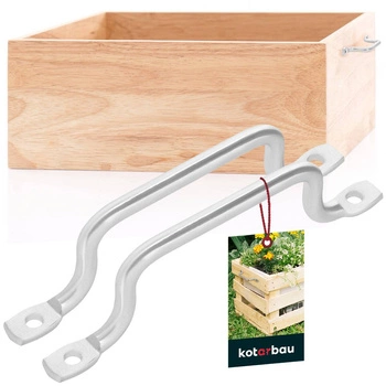 Uchwyt skrzyniowy ocynkowany 160 mm zestaw 2 szt.