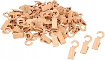 Żabka plastikowa do karnisza drewnianego zestaw 100 szt.