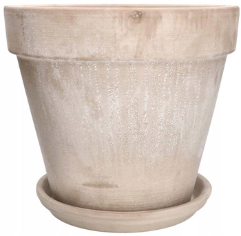 Doniczka glina ceramika terakota podstawka fi 31