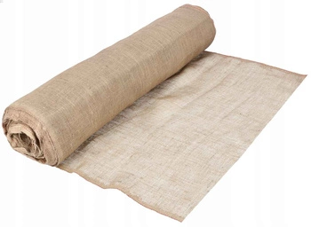 Materiał tkanina jutowa rolka juta płócienna 1x50m