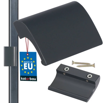 Pochwyt balkonowy palacza do drzwi okna - Kolor szary antracytowy