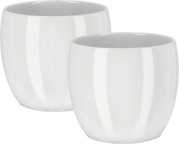 Doniczka donica fi13 osłonka ceramiczna kwiaty - 2 szt.