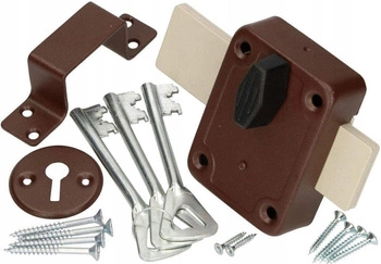 Zasuwa garażowa zamek do drzwi bramy 140 mm atlas