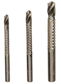 Zestaw wierteł frezujących 5-8mm hss metalu drewna