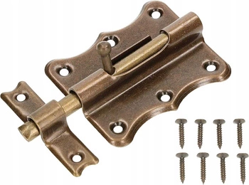 Zasuwa drzwiowa 80mm zasuwa blokada drzwi patyna