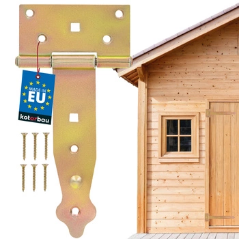 Zawias altanowy budowlany żółty 150 mm