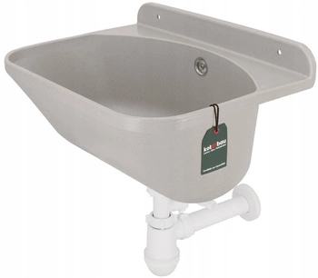 Zlewozmywak komora zlew gospodarczy roboczy garaż - Kolor szary