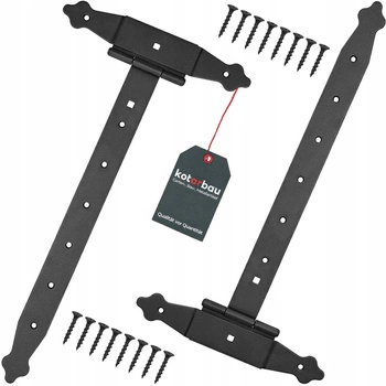 Zawias altanowy krzyżowy okiennic altan bram 400mm - 2 szt.