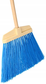 Zamiatacz ulicówka miotła szczotka zmiotka z trzonem - Kolor niebieski