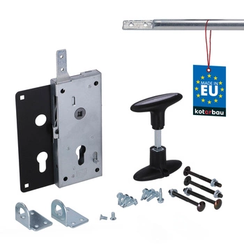 Zamek do drzwi bram garażowych segmentowych kastel-5 400 mm