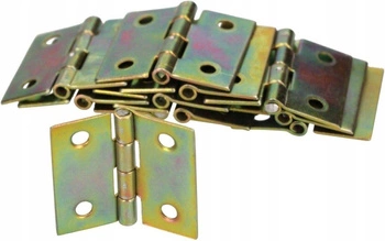 Zawias splatany 30x30 mm meblowy mebli metalowy - 25 szt.