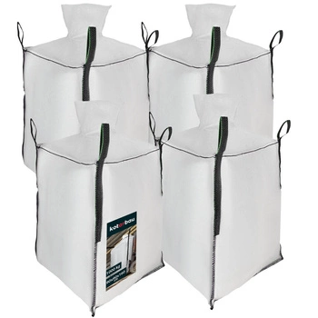 Worek spustowy big bag na pasze zboże ziarno 1000 kg zestaw 4 szt.