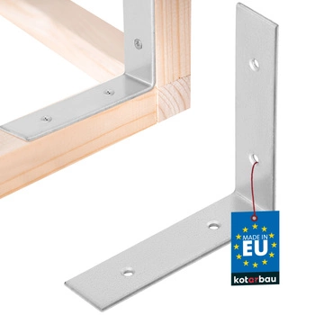 Kątownik ciesielski nierdzewny ocynkowany 80x80x20 mm