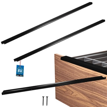 Uchwyt meblowy aluminium czarny mat 780/800 mm zestaw 2 szt